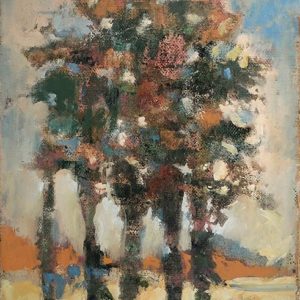 Ref.8769-20-Autour-des-arbres-II,-huile-sur-toile,-24x18cm(2F)