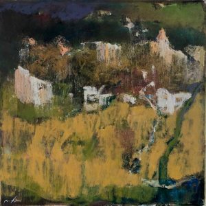Ref.9463-21-Thiviers-IV,-huile-sur-toile,-30x30cm