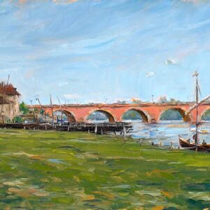 Bergerac Gabares and the old bridge