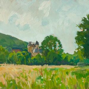 Vue sur le château de Feyrac
